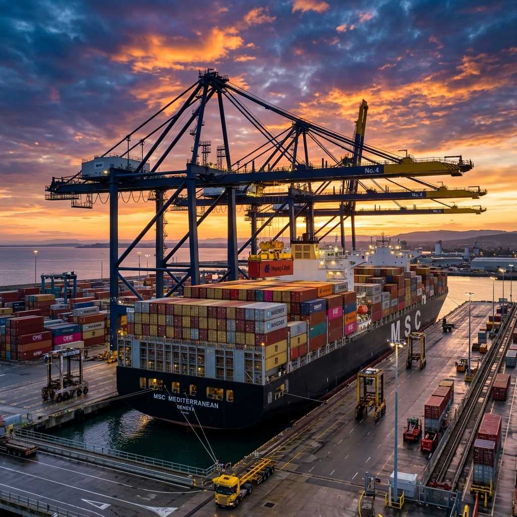 Oceanic Courier ocean container terminal port operations